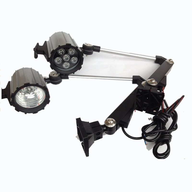Maskinarbeidslampe LED sammenleggbar lampe lang arm CNC-fresemaskin dreiebenk boremaskin bordlampe mekanisk lampe 24V220V_8