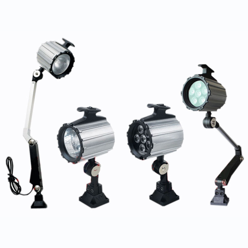 Maskinarbeidslampe LED sammenleggbar lampe lang arm CNC-fresemaskin dreiebenk boremaskin bordlampe mekanisk lampe 24V220V_9