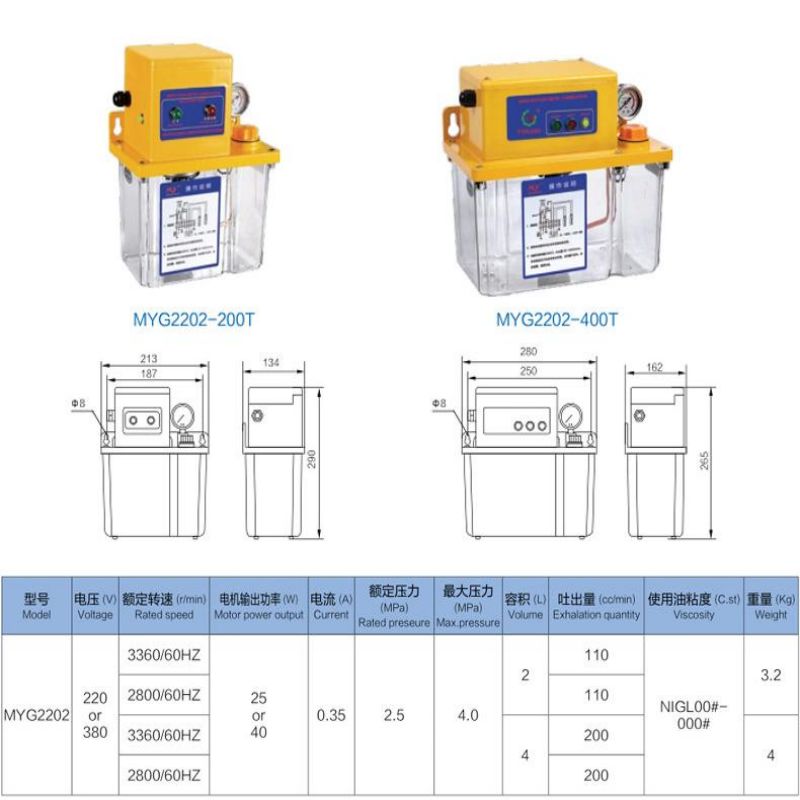 Oil lubrication pump for cnc machine (3)