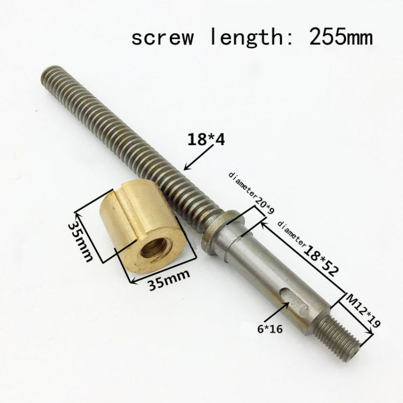 Universal lathe machine screw 8